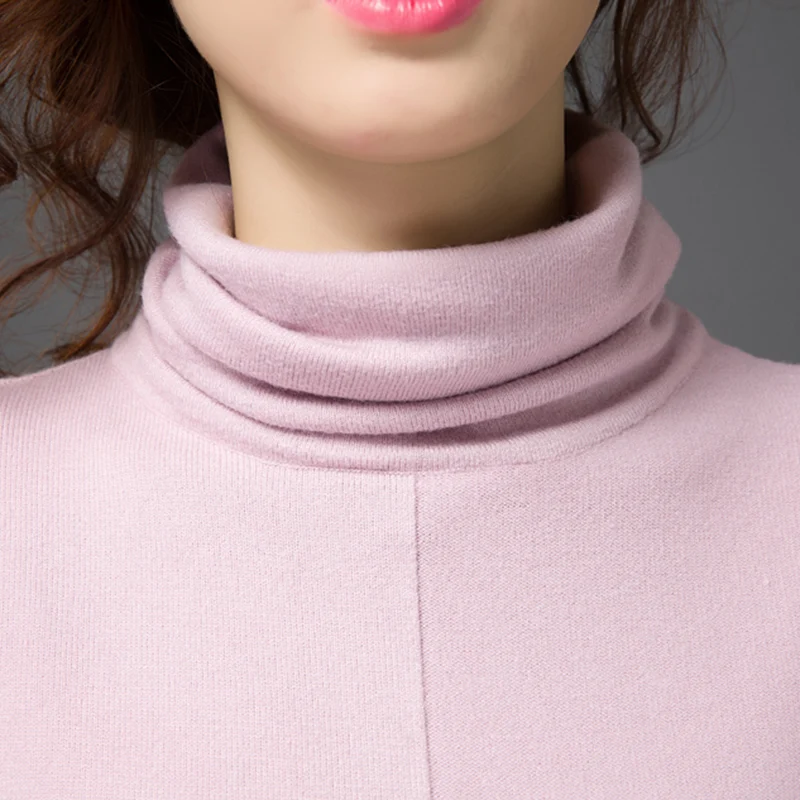 Новинка 2021 модные женские осенне-зимние водолазки свитера пуловеры теплые