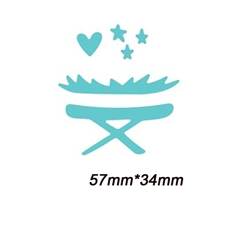 Bonfire Metal Cutting Die Silver Embossing Template DIY Handmade Scrapbooking Paper Card Album Photo Making Stencil Decoration | Дом и сад