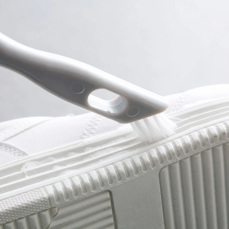 1Pc Double-end Clothes Tiles Cleaning Brush Sink Cleaner Bathroom Bathtub Cleaning Tool Plastic Boot Shoe Brush