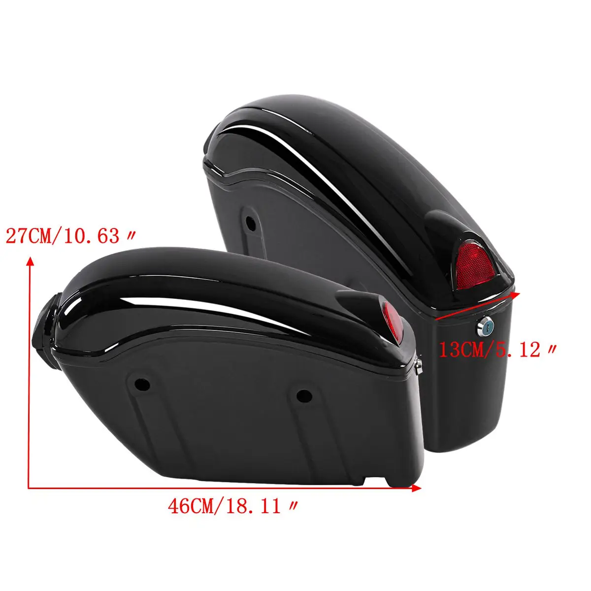 Водонепроницаемая сумка для мотоцикла Жесткая Сумка багажника боковая коробка 2