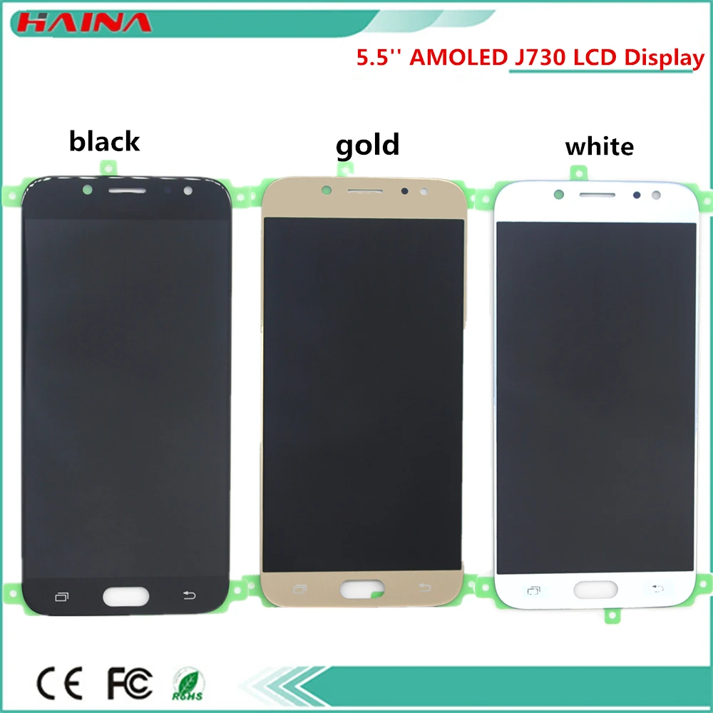 TFT J730 LCD для Samsung Galaxy J7 Pro 2017 J730F телефон ЖК дисплей с кодирующий преобразователь