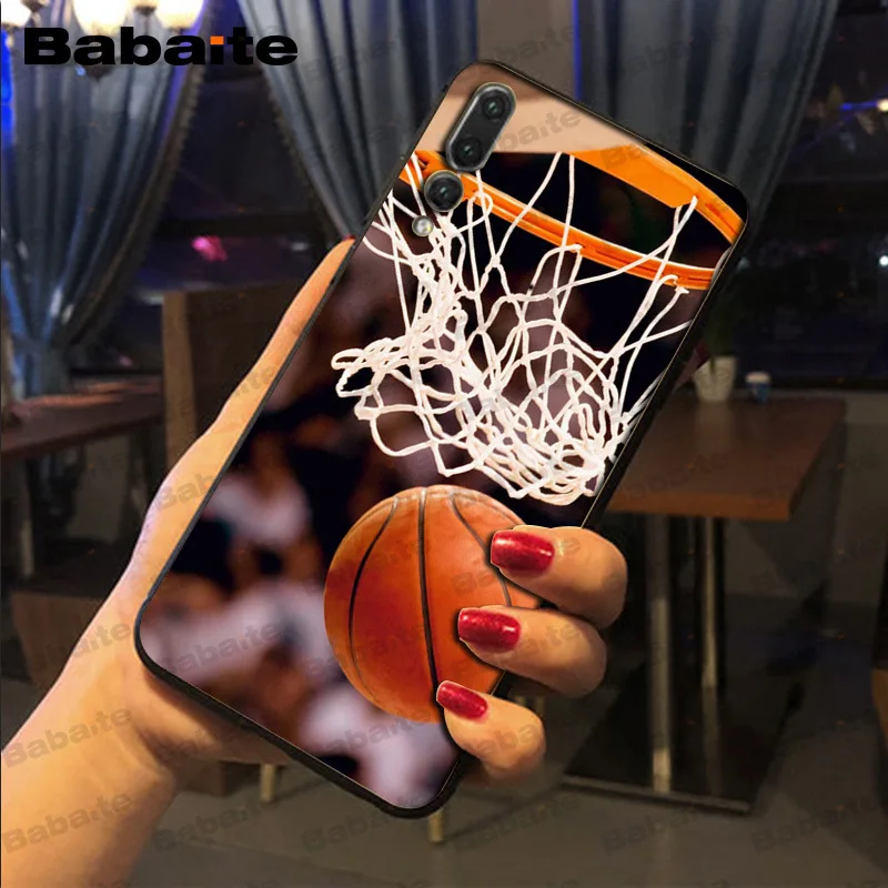 Сжигание Баскетбол Спорт поле телефон аксессуары чехол для huawei p20 pro p20lite p9lite nova 3i