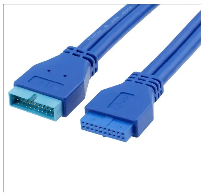 50 см USB 3 0 20 pin Материнская плата папа-папа M/F адаптер кабель удлинитель 5 м и