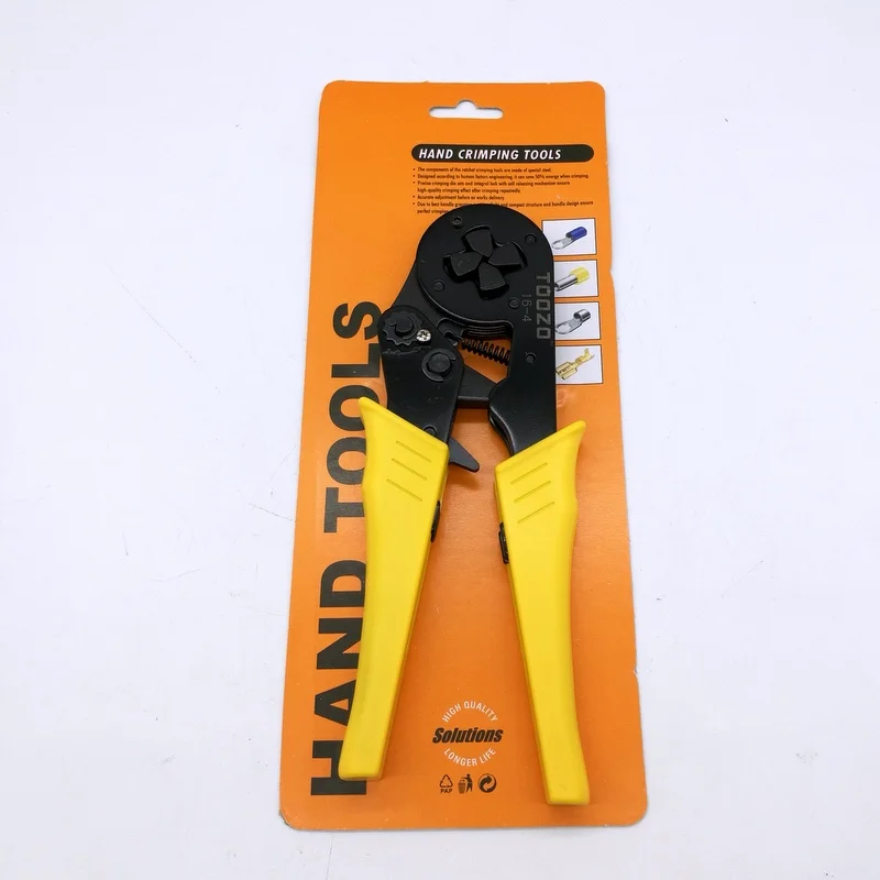 

HSC8 16-4 MINI-TYPE SELF-ADJUSTABLE CRIMPING PLIER 4-16mm2 terminals crimping tools multi tool hands pliers