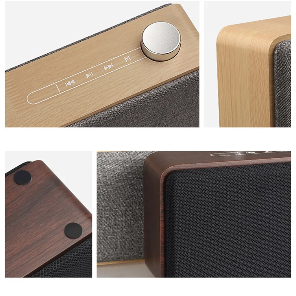HIfi портативный мини Bluetooth беспроводной стерео музыкальный динамик USB FM радио TF
