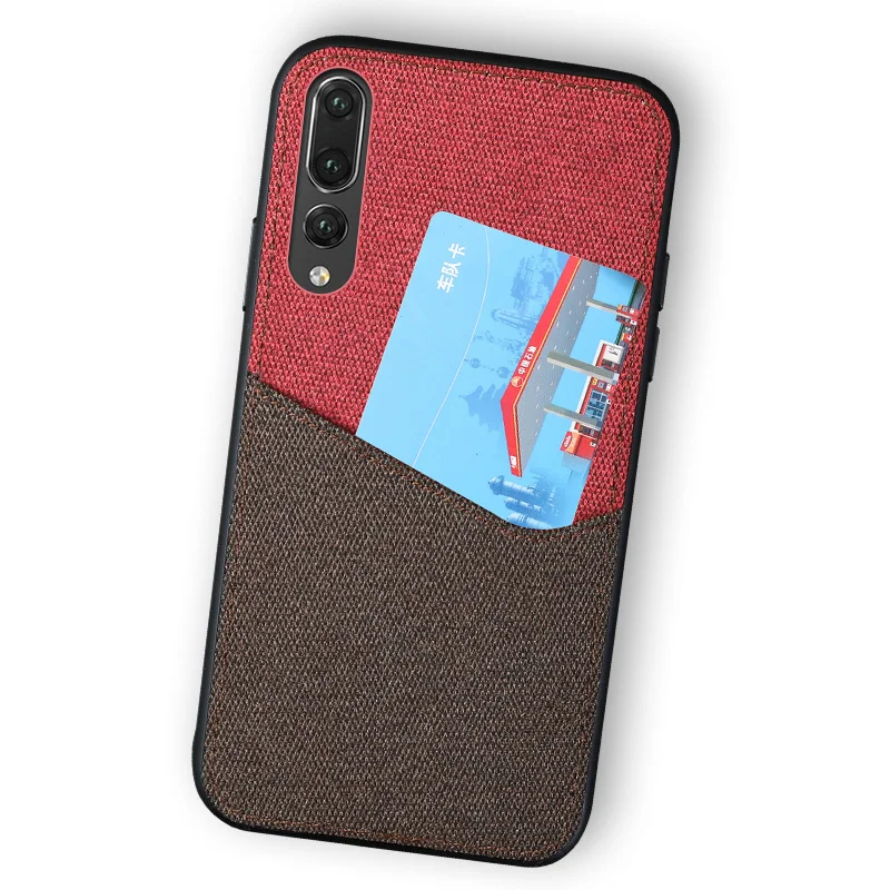Холщовый чехол для телефона Huawei P30 P10 Plus P20 Lite Mate 9 10 Pro P SMART 2019 Простроченный слот