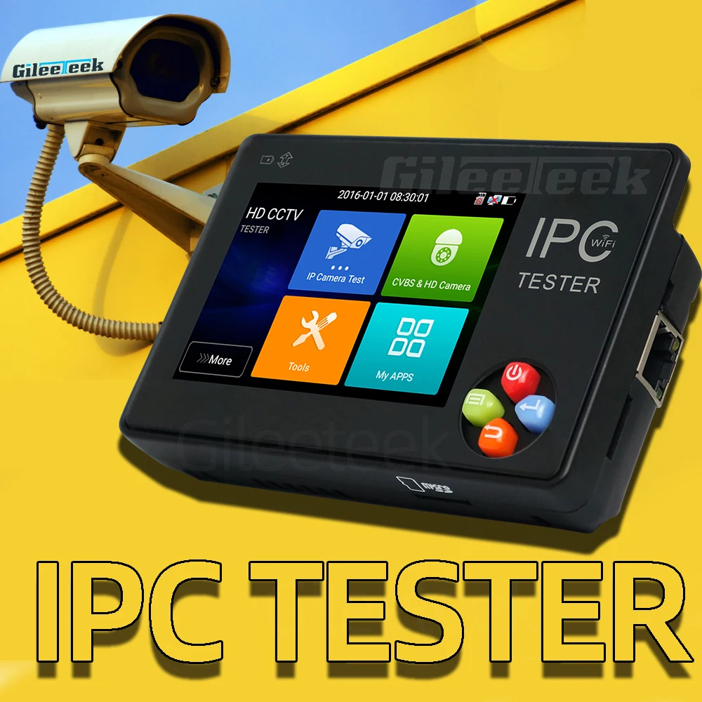 IP камера IPC1600ADH plus 4K H265 8 Мп тестер AHD/TVI / CVI CVBS CCTV монитор контроллер PTZ быстрый ONVIF IPC