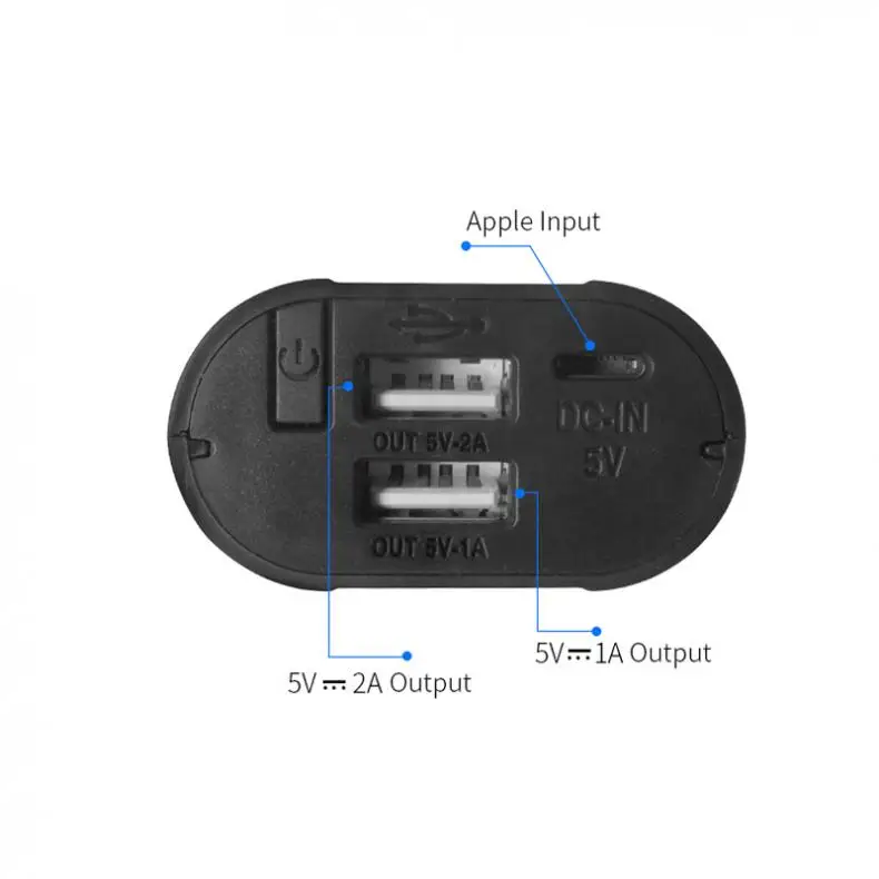 TOMO T2 Dual USB Li Ion интеллектуальное зарядное устройство Портативный ЖК Смарт DIY банк
