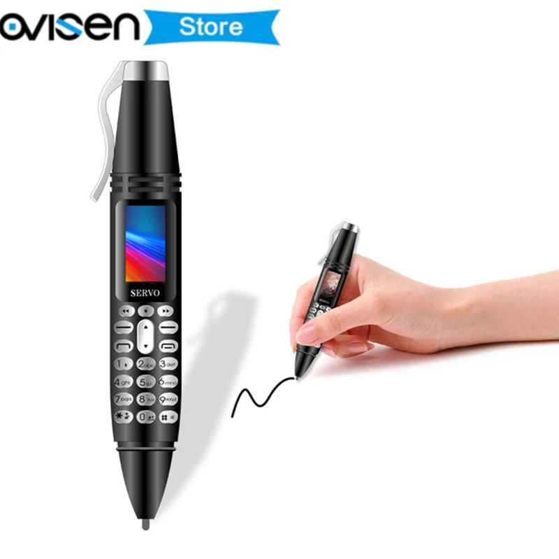 2019 Мини ручка мобильный телефон SERVO K07 0 96 &quotкрошечный экран двойная SIM GSM камера