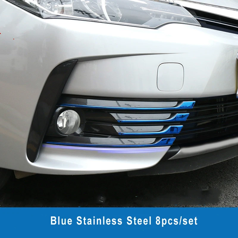 Аксессуары из нержавеющей стали передняя противотуманная фасветильник для toyota