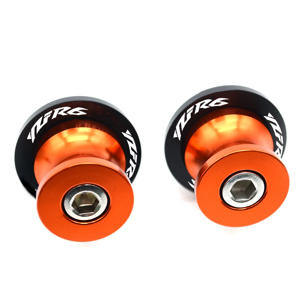 6mm orange YZF R6 M6 аксессуары для мотоциклов маятник Катушки слайдер стенда винты для yamaha YZF R6 1999 2000 2001 2002 2003 2004 2005 2007 - Цвет: 6mm orange YZF R6