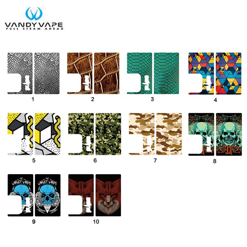 Оригинальный сменный стикер Vandy Vape Pulse BF MOD для электронных сигарет Vandyvape Pusle Box