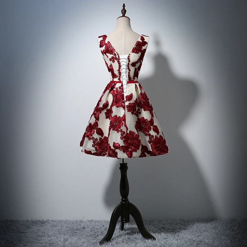 Модные Коктейльные Вечерние платья короткое Кружевное мини-платье 2017 | Свадьбы и