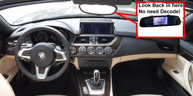 3 in1 Special Rear View Camera + Wireless Receiver Mirror Monitor DIY Parking System For Lexus IS300 IS200 ES300 ES330 Altezza | Автомобили