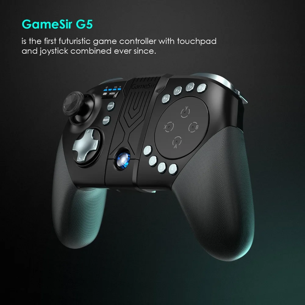 GameSir G5 геймпад Android с трекпадом и настраиваемыми кнопками, Moba/FPS/RoS, Bluetooth беспроводной игровой контроллер для телефонов