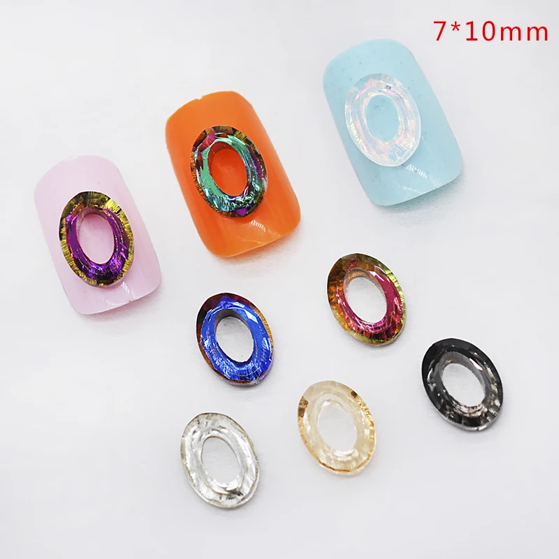 

Акриловые стразы для маникюра, 20p, 7x10 мм