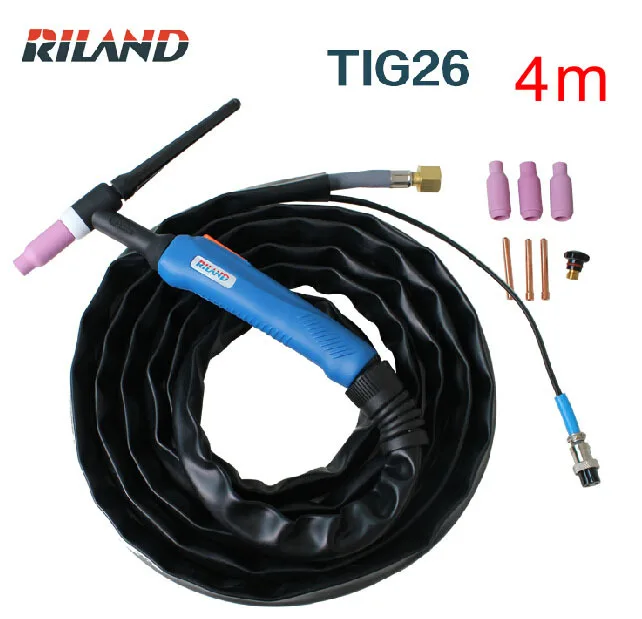

Ruiling tig welding machine accessories tig torch WP26 4m tig gun /Argon arc welding gun TIG26 air cooling