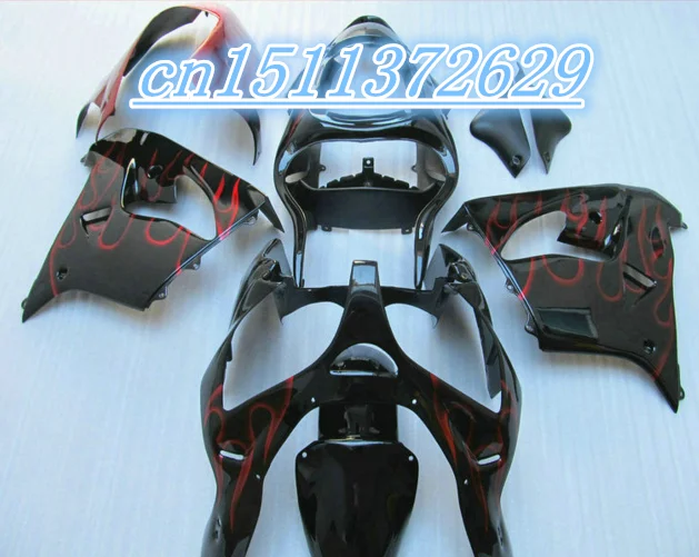 Обтекатель Dor для Kawasaki 2002 2003 ZX 900 zx9r Ninja 9R 02 03 ZX9 R 2002-2003 АБС-пластик черного и