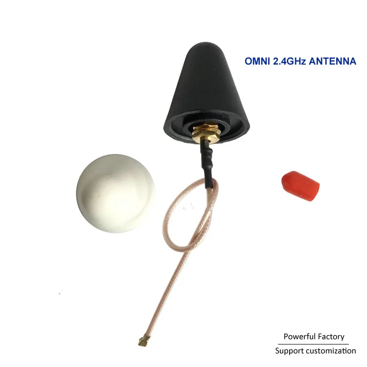 Outdoor waterproof external omni 2.4ghz wifi antenna with RP sma to Ipex RG178 cable 1pca