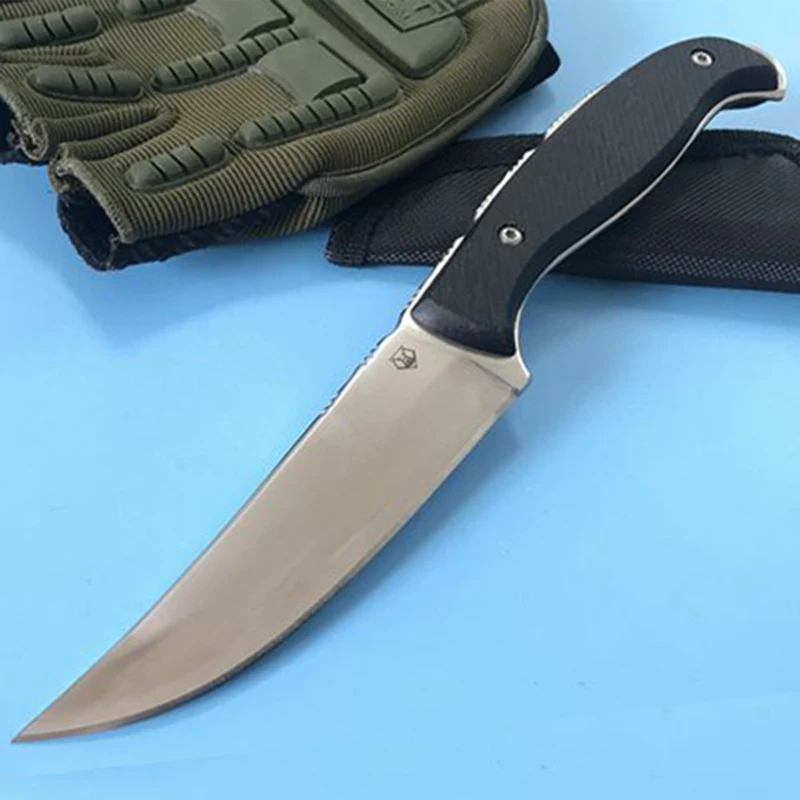 Mengoing дикий EDC нож 9Cr18 сталь зеркало свет Лезвие Открытый Кемпинг фиксированное