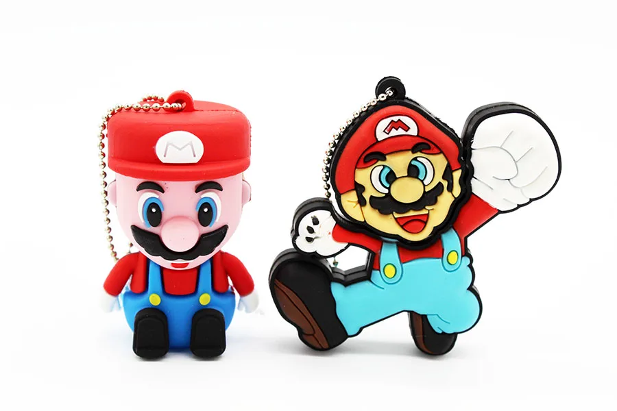 Напиши мне мультфильм с рисунком Супер Марио, usb флэш-накопитель usb 2,0 4 GB/8 GB/16 GB/32 GB/64 Гб флешка, подарок U