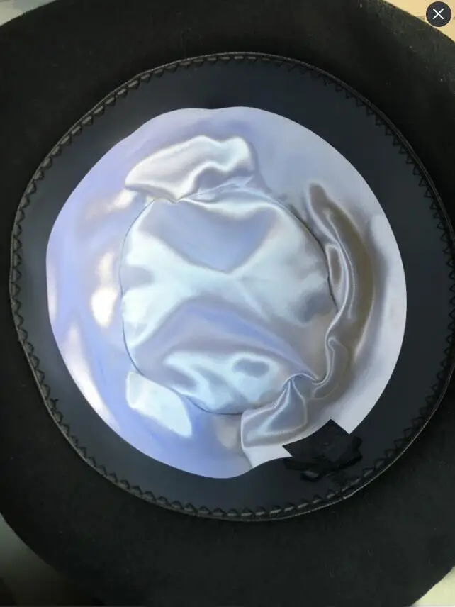 Чистая шерсть Для мужчин Женская фетровая шляпа синий черный серый флоппи краев