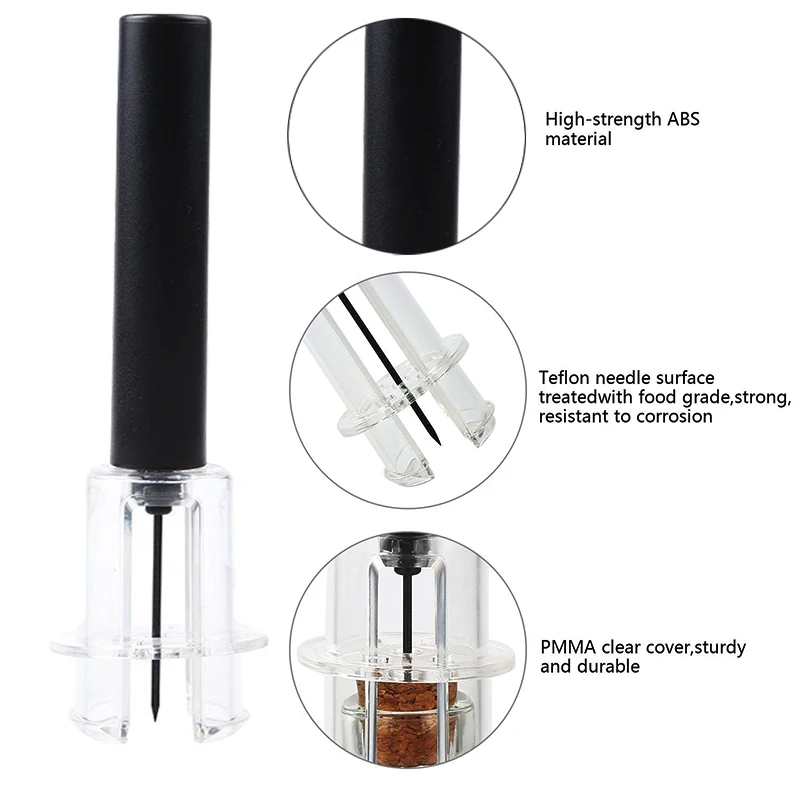 Качественный штопор WALFOS для красного вина булавки из нержавеющей стали с