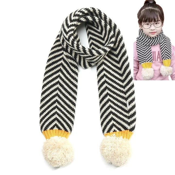 only yellow scarf Модный детский набор из шапки и шарфа, детские шапки для девочек, детские вязаные шапочки, шапки для маленьких мальчиков, зимние детские шапки, вязаные шапки для детей 1-8 лет - Цвет: only yellow scarf