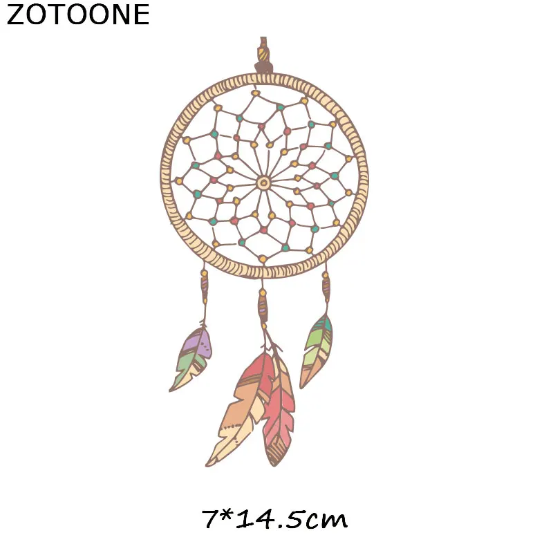 140 ZOTOONE милые Ловцы снов утюжок на передачу патч для одежды тепло на тепловых пластырей плавкие Наклейки Аппликации на одежду E - Цвет: 140