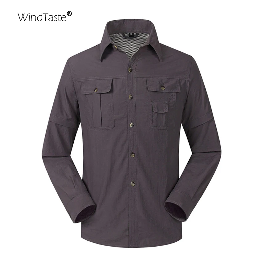 WindTaste весна лето мужские быстросохнущие съемные дышащие походные брюки уличные