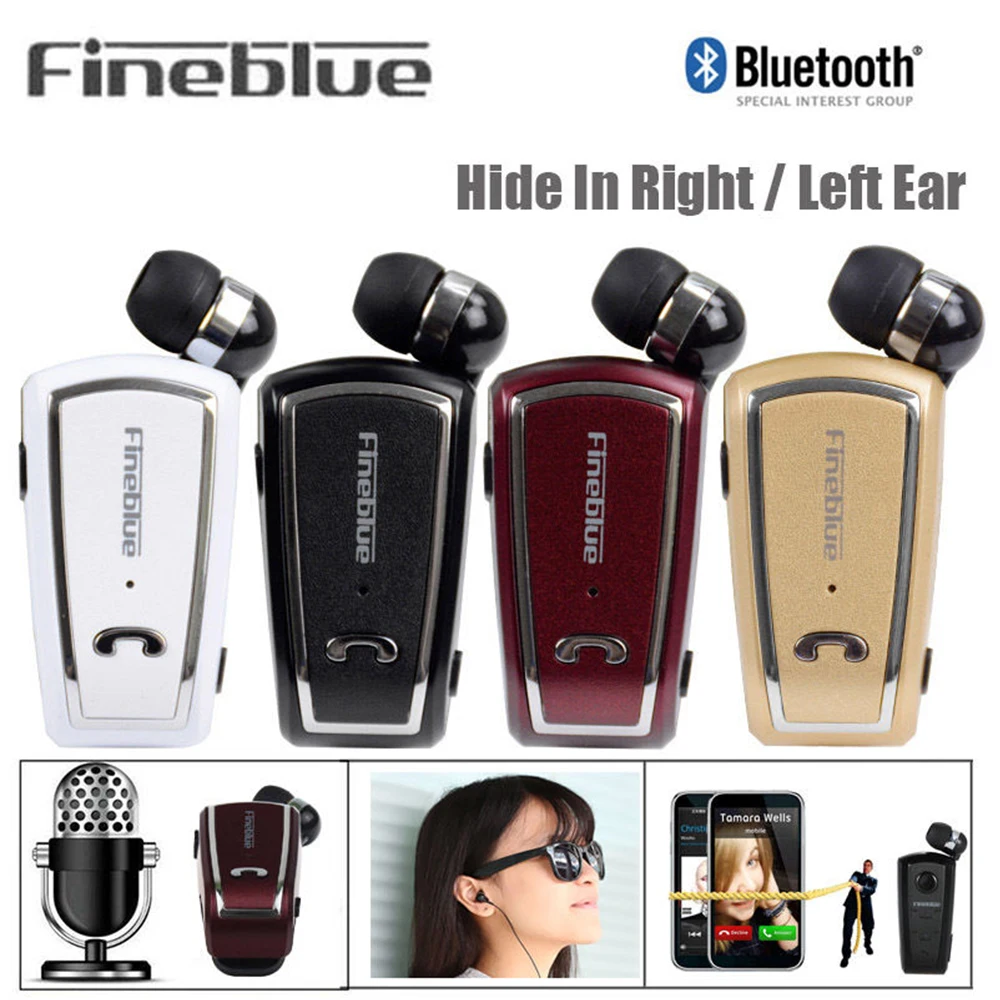 Fineblue F-V3 бизнес беспроводной Bluetooth 4 0 Встроенный микрофон наушники-вкладыши