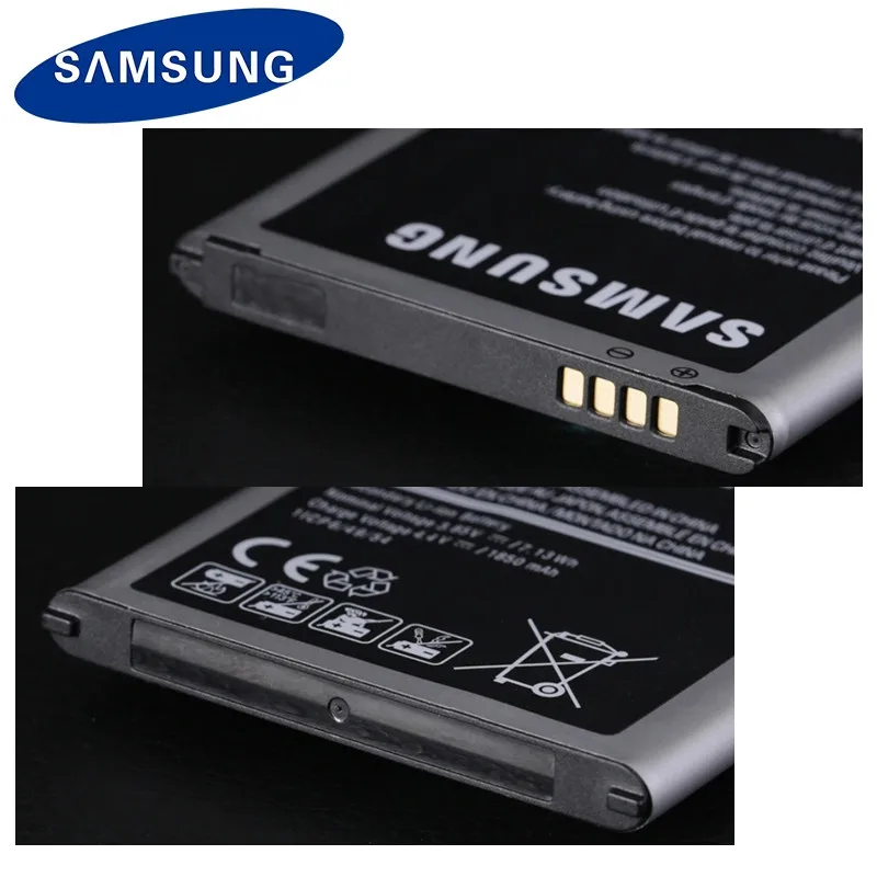 Оригинальный аккумулятор Samsung для Galaxy J1 (версии 2015 года) J100 J100F J100H J100FN J100M J100D Φ 1850