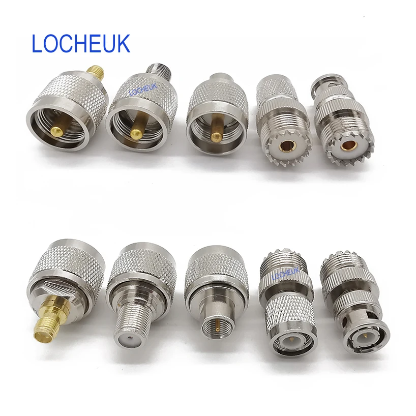 20 Тип RF коаксиальный переходник UHF PL259 радиочастотный адаптер Комплект покрышек к