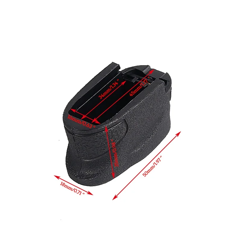 Увеличенный удлинитель тарелки для магазина добавить + 1/2 круга M &amp P Shield 9 40