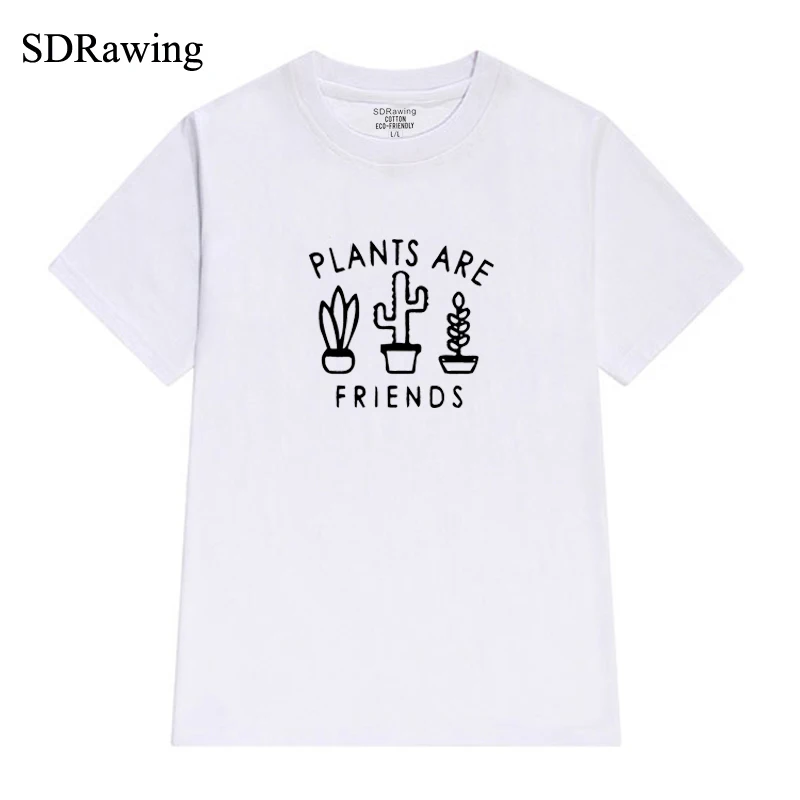 Новинка 2020 женская одежда растения рубашка для друзей садоводство хлопковая