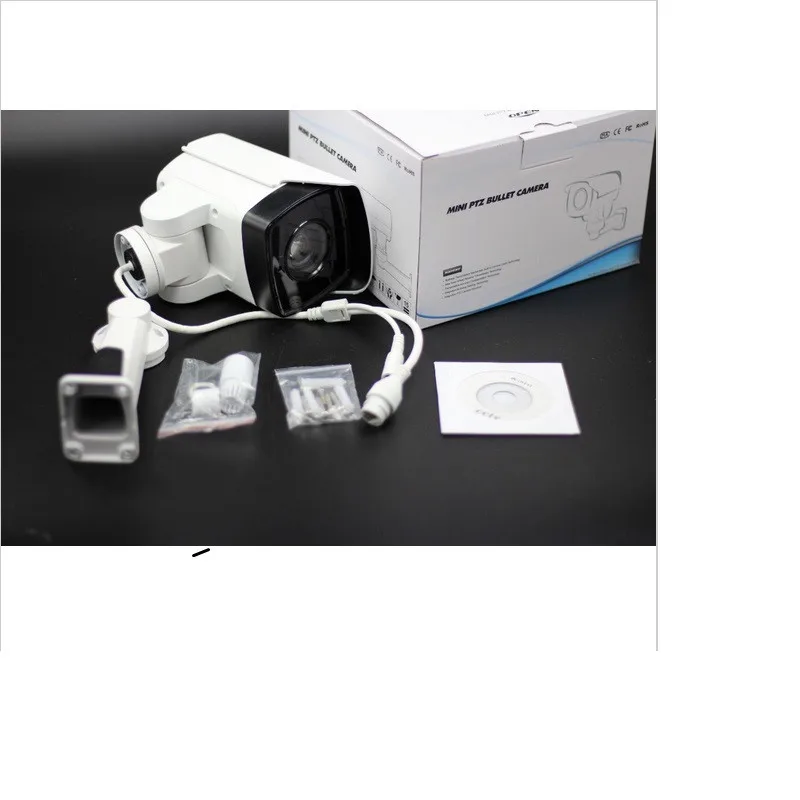 1080 P Открытый пулевидная ptz камера IP с POE слот для карты 2.0MP 10X зум IR 150 м