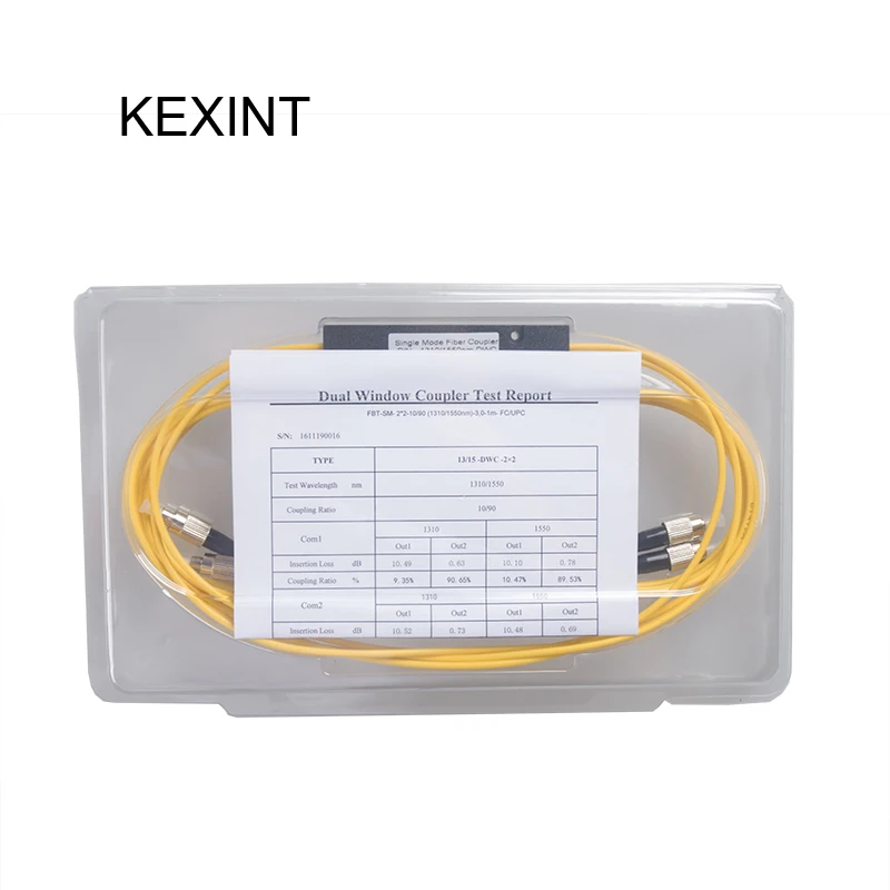 Оптовая продажа муфта фабричное волокно FBT 2*2 SM 3 0 1310/1550 с разъемом FC/UPC/10 штук |