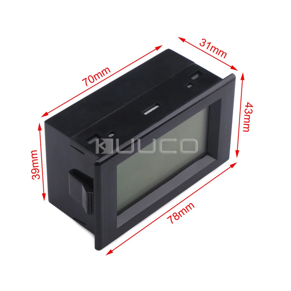 AC 0 ~ 50A монитор тока ЖК-дисплей цифровой амперметр AC80 500V тестер 110 V/220 V Амперметр +
