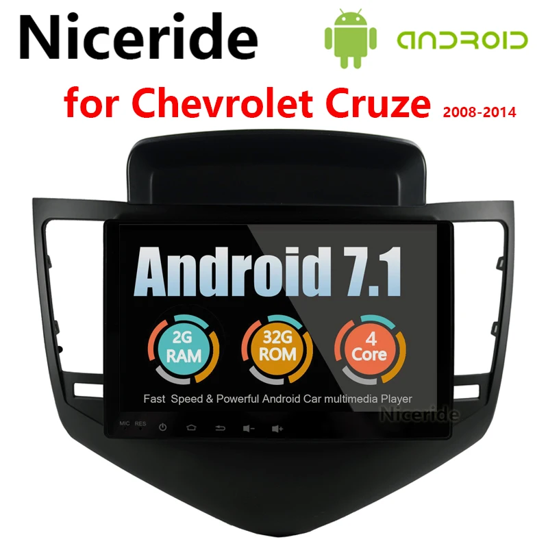 Автомагнитола 9 дюймов Android мультимедийный видеоплеер GPS навигация для Chevrolet CRUZE