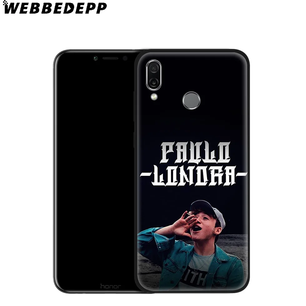 WEBBEDEPP Paulo Londra Soft Case for Huawei Mate Honor 20 6A 7A 7C 7X 8 9 9X 10 View Lite Pro 30 |