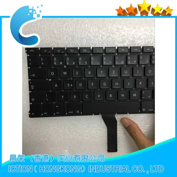 Клавиатура A1466 A1369 с чешским кубическим цирконием для Macbook Air 13 дюймов Чешская