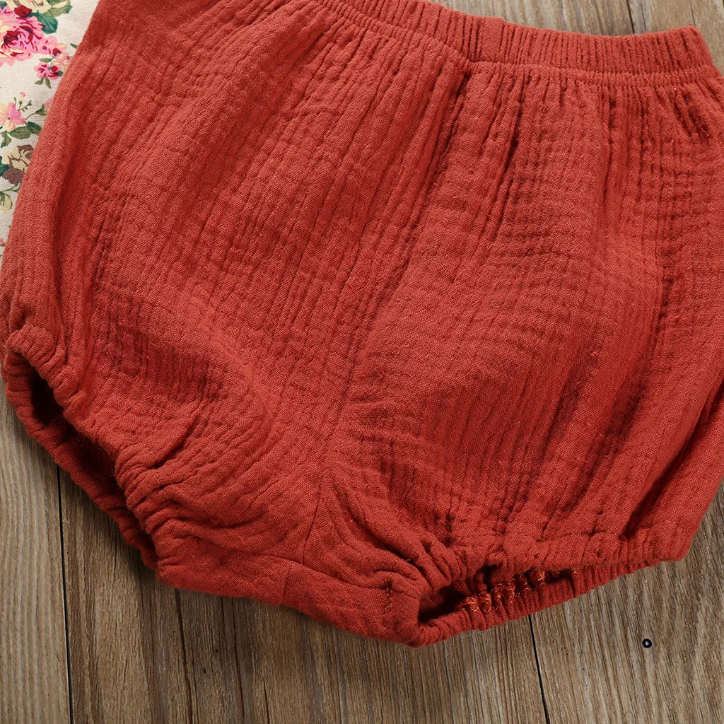 Новинка 2019 брендовый комплект одежды для новорожденных девочек футболка с