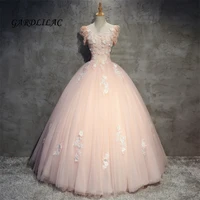 2019 scoop blush pink quinceanera dresses tulle lace masquerade ball gown prom dress sweet 16 dress vestidos de 15 anos