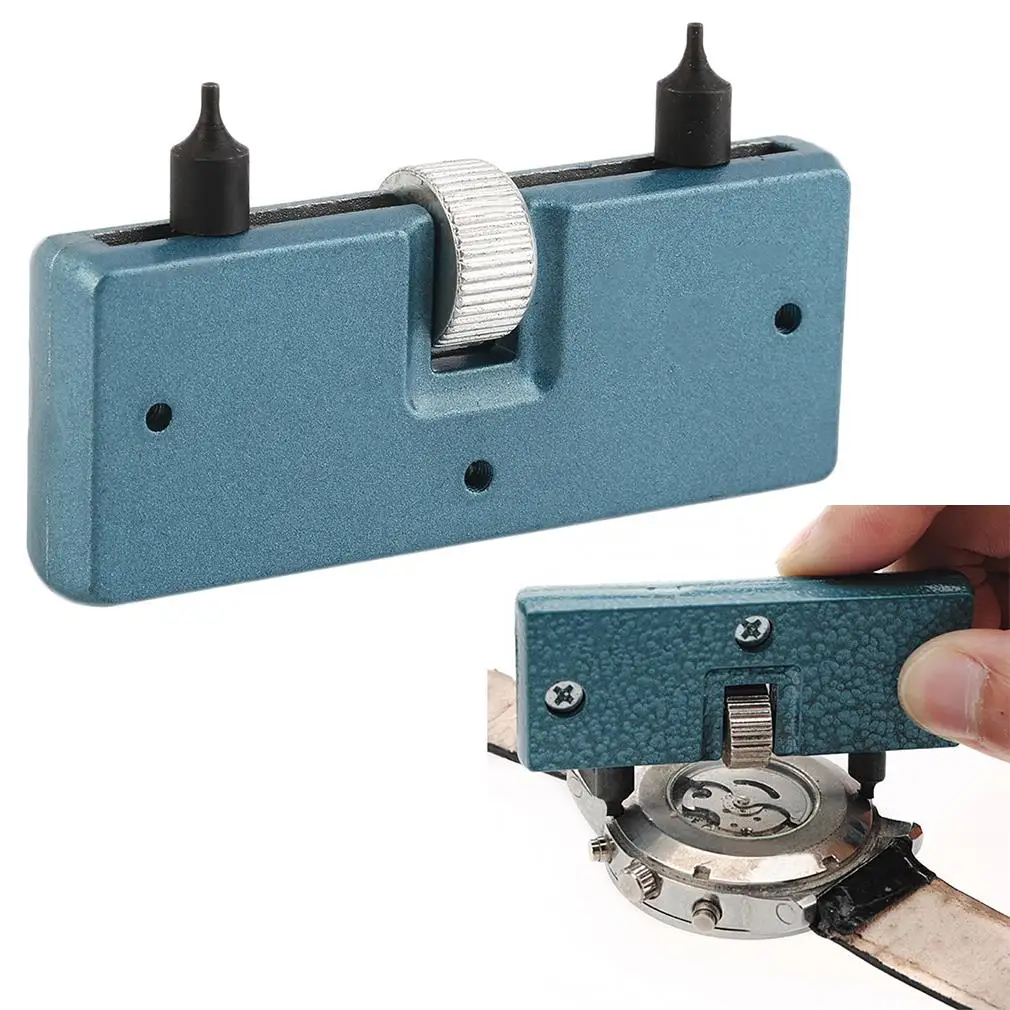 

Repair table tool portable two - pin large - caliber table opener open the back cover of the watch for battery tool round mouth