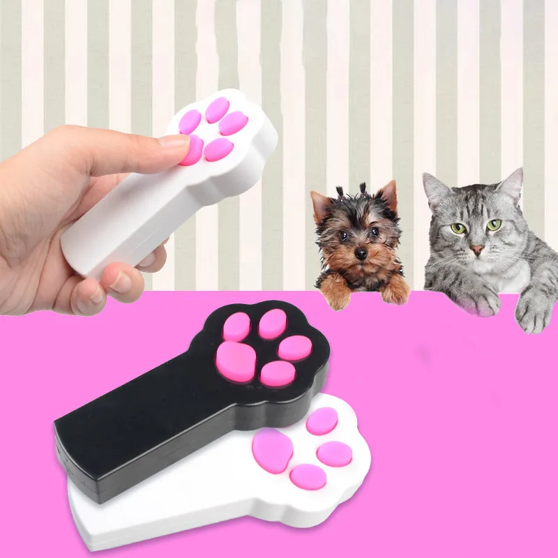 Лазерные игрушки для кошек, лазерная указка, игрушки для кошек, Интерактивная игрушка, милый котенок, лапа в форме кошки, лазерные игрушечные ручки