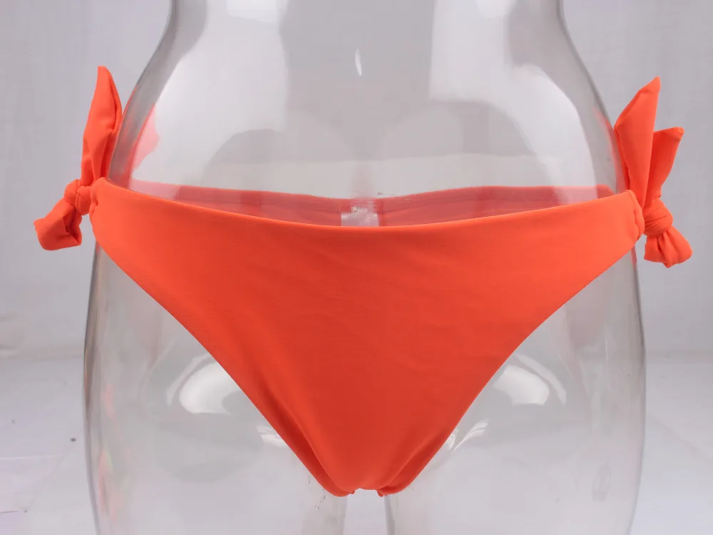 Новинка, женское дерзкое бикини, с нижней частью, с завязками по бокам, бразильские стринги, купальник, нижняя часть, Классический крой, регулируемые завязки, низ бикини