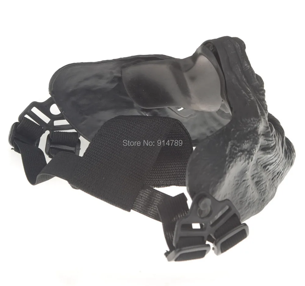 

TACTICAL FACE PROTECT ARMY M02 UPDATED VERSION SKULL WARRIOR ARMOR MASK BLACK-34043