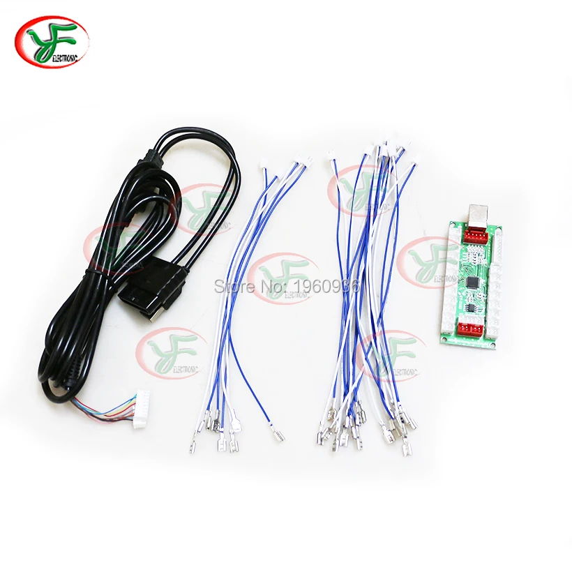 DY Arcade Kit PC PS2 PS3 (XBOX 360 для Windows) 4 в 1 USB энкодер Аркада HAPP стиль Joystck американские