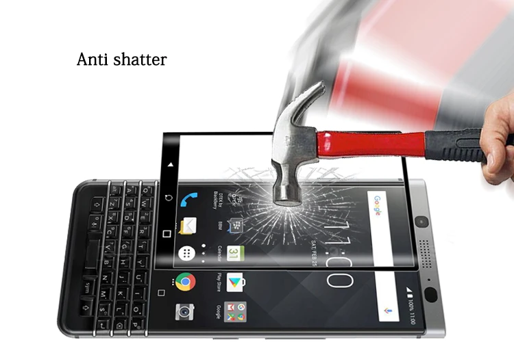 Премиум полное покрытие 3D изогнутая пленка из закаленного стекла для Blackberry keyone