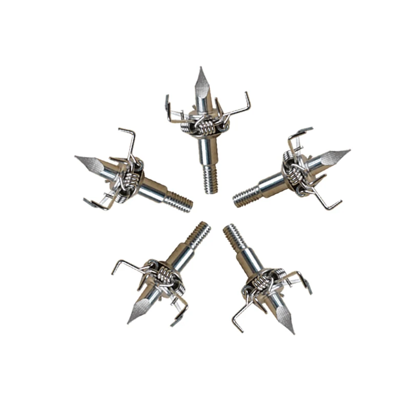 

12Pcs JUDO Arrow Broadhead 5 Paws Point 100 Grains Archery Bow Hunting Small Animal Carbon Fiberglass Arrow Bolt Free Shipping